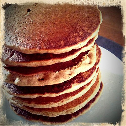 Pancakes végétaliens à la farine de lin