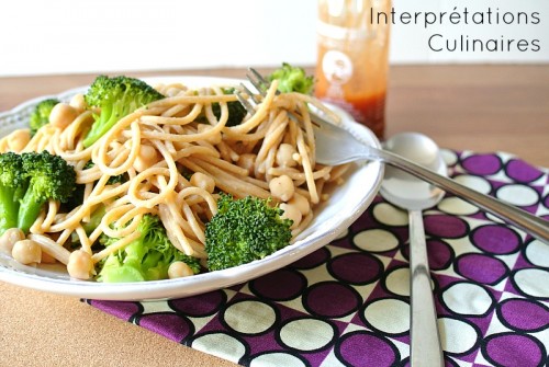 spaghetti brocoli
