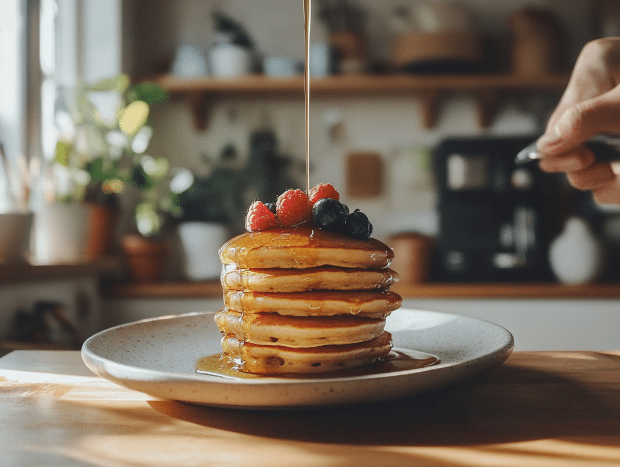 crêpes à la bière vegan