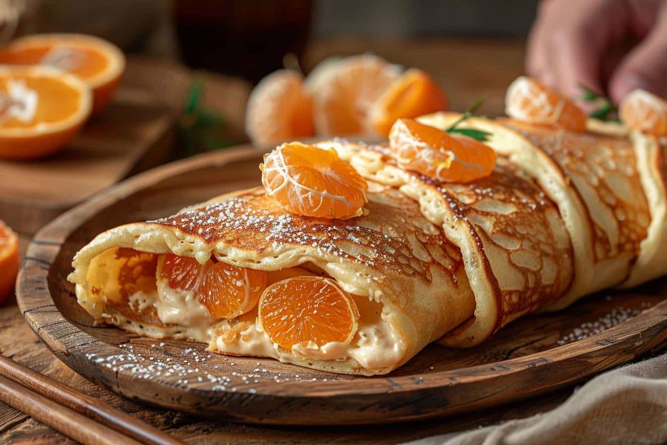 Dorayaki vegan fourré au Shiroan clémentine  
Pâtisserie japonaise vegan avec Shiroan à la clémentine