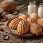 Madeleines vegan avec farine de coco dorées