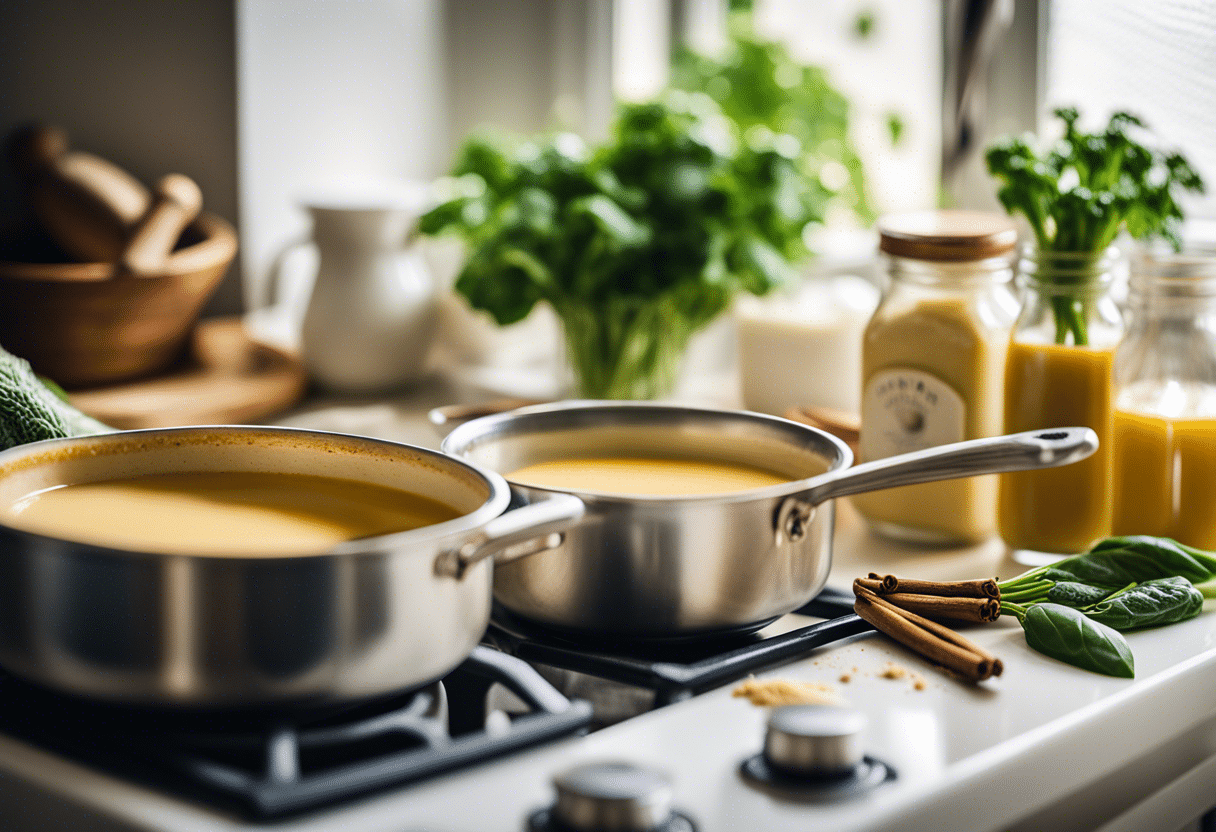 Pasta vegan avec sauces crémeuses délicieuses  
Assiette de pâtes vegan aux sauces onctueuses